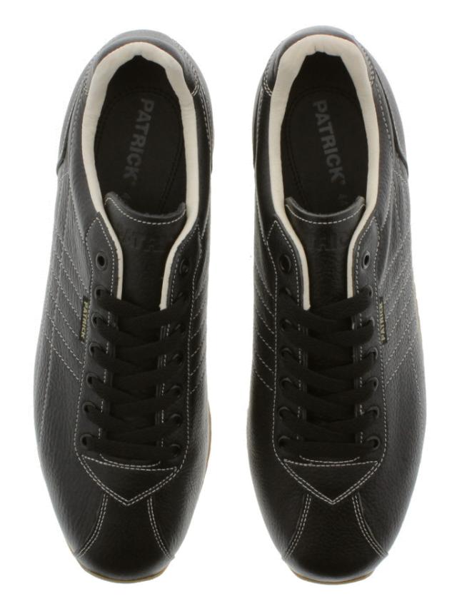 パトリック・スニーカー　SANGER　NOIR（サンガー・ノアール）４３　日本製 中古美品 交換返品送料無料 パトリック スニーカー サンガー ノアール PATRICK