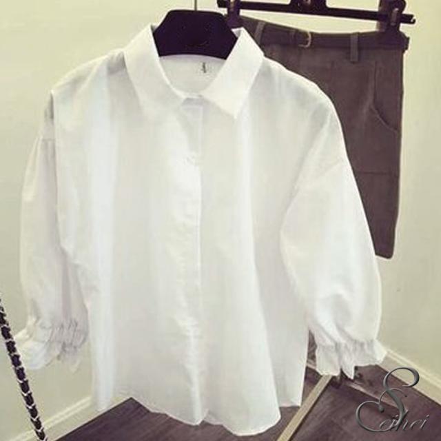 白シャツ ホワイト ワイシャツ Ol 大きめ エレガント 通勤 Ol カジュアル メール便送料無料 の通販はau Pay マーケット セイヘイショップ