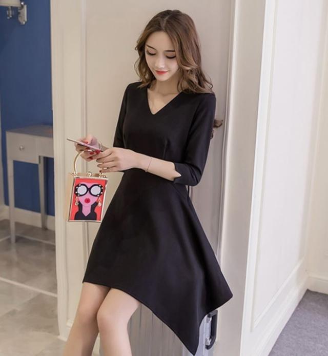 ショート 七分袖 Vネック Aライン ワンピースの通販はau Pay マーケット Happy And Active