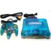 【送料無料】【中古】N64 任天堂64 NINTENDO64 本体 クリアブルー （コントローラー、ケーブル付き）