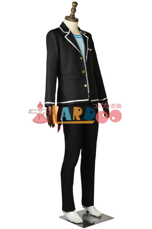 美男高校地球防衛部HAPPY KISS! 修善寺 鏡太郎 眉難高校 学園制服 コスプレ衣装[4093]_3