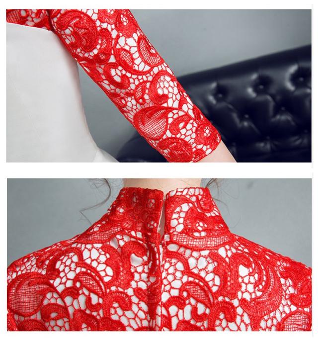 高品質 チャイナドレス風 パーティドレス ロングドレス チャイナ服