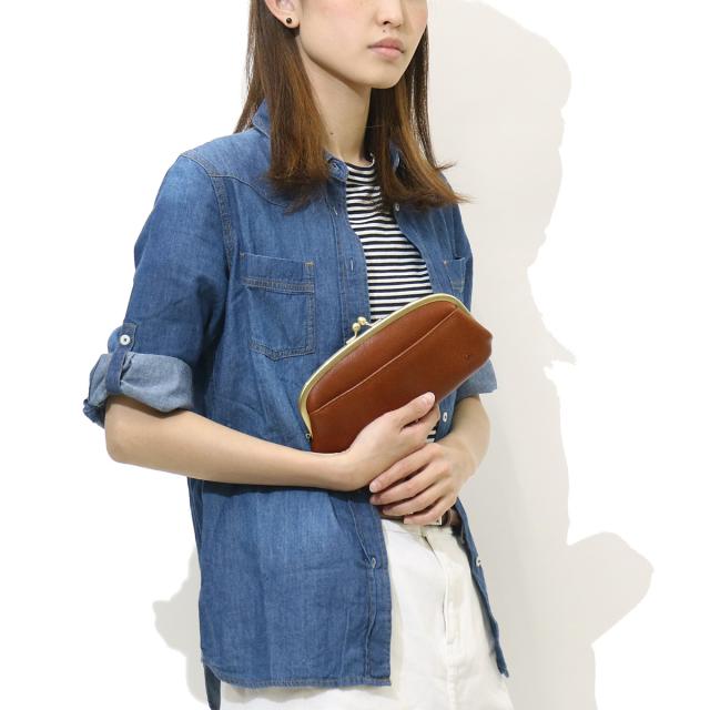 商品レビューで＋5％】フォルナ Folna がま口財布 長財布 がま口長財布