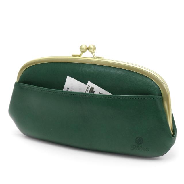 商品レビューで＋5％】フォルナ Folna がま口財布 長財布 がま口長財布