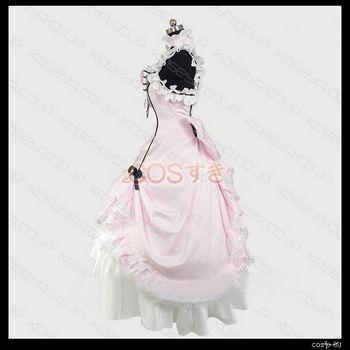 送料無料 黒執事 シエル・ファントムハイヴ Ciel Phantomhive お嬢様 舞踏会衣装 コスプレ衣装 コスプレ衣装 COS 高品質 新品 Cosplay ア_1