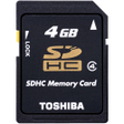 【送料無料】【中古】3DS 東芝 SDHCメモリカード 4GB class4 Wii 3DS
