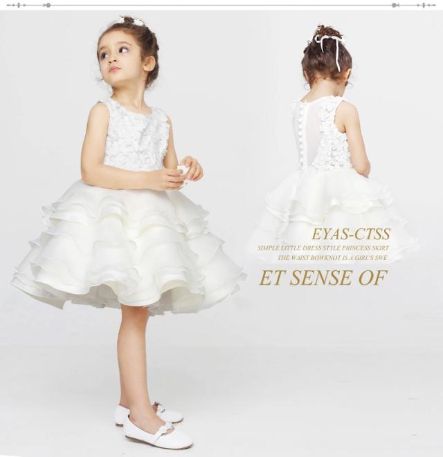 子供服 キッズ フォーマル ワンピース80　90　100 110 120 130 140 150 結婚式 ピアノ 発表会]　ブライズメイド_3