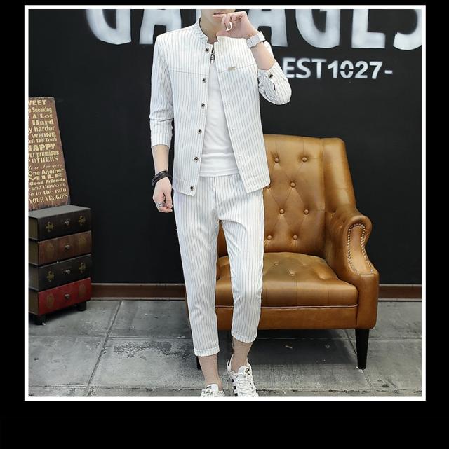 ストライプ 夏新作 パーティー 結婚式 二次会 披露宴 ビジネススーツ 2点セット セットアップスーツ メンズカジュアル 紳士 の通販はau Pay マーケット ヒナギクファッション