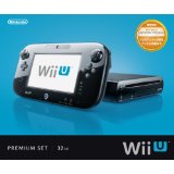 【送料無料】【中古】Wii U プレミアムセット kuro クロ 黒 任天堂 本体 すぐに遊べるセット（箱説付き）