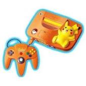 【送料無料】【中古】N64 任天堂64 NINTENDO64 ピカチュウNINTENDO64 オレンジ&イエロー （コントローラー、ケーブル付き）