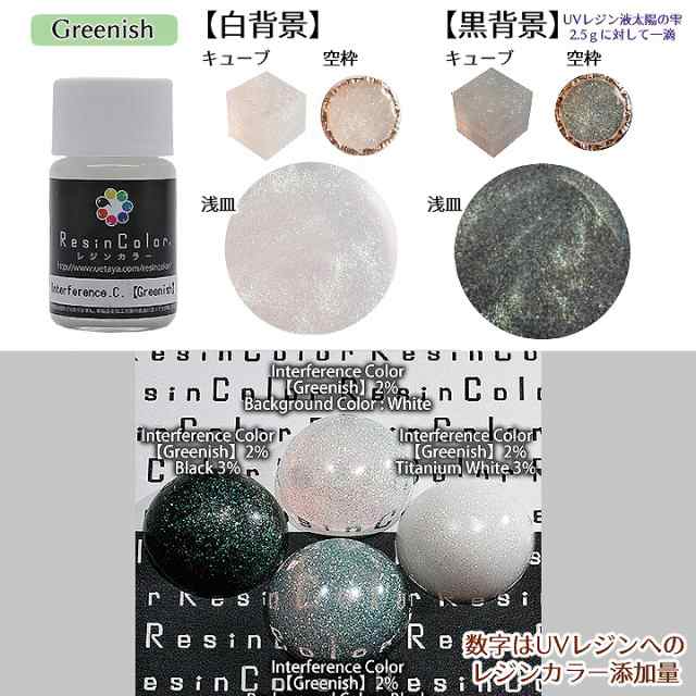 レジンカラー 干渉カラー 緑み Interference Color Greenish 着色料 レジン着色料 Uetaya 植田屋 ラメ入り 緑系の通販はau Pay マーケット あとりえほのか レジン ハンドメイド素材