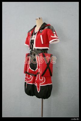 送料無料 キングダムハーツ2 Kingdom Hearts ソラ 赤 コスプレ衣装 コスプレ衣装 COS 高品質 新品 Cosplay アニメ コスチューム_1
