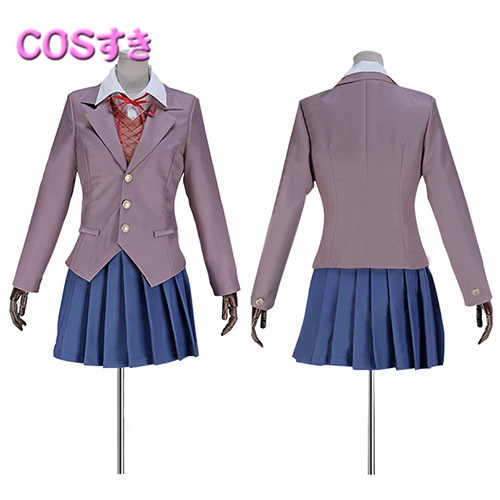 Doki Doki Literature Club! Sayori 制服 風 コスプレ衣装 コスチューム　cosplay_1