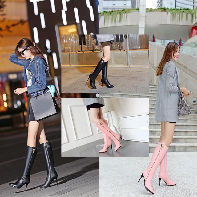 ニーハイブーツ ロングブーツ レディース ブーツ 厚底 ロング 小さいサイズ 大きいサイズ ヒール ハイヒール 冬靴 ピンヒール ピンヒールの通販はau Pay マーケット 中天商事
