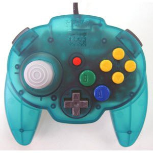 送料無料 中古 N64 任天堂64 ホリパッドミニ64 オーシャンブルー コントローラー 本体の通販はau Pay マーケット 買取ヒーローズ２号店