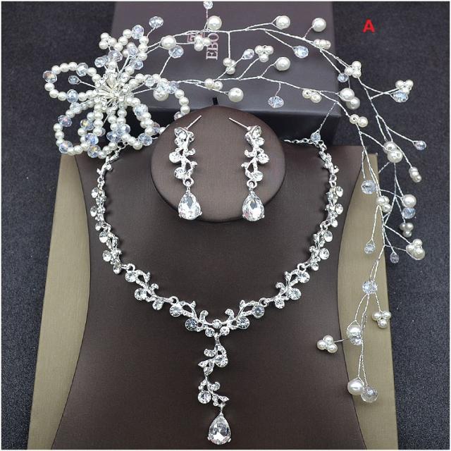 激安 ヘッドドレス ネックレス イヤリング ピアス アクセサリー3点セット プレゼント 誕生日 ウエディング 発表会 撮影用の通販はau Wowma ヒナギクファッション