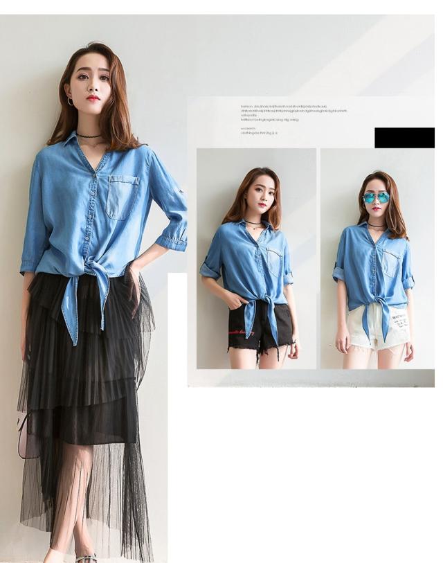 デニムジャケット 長袖デニムシャツ スリム 細身 仕事着 レディースｇジャン ジージャン カジュアルシャツ ワイシャツ 薄手の通販はau Pay マーケット ヒナギクファッション