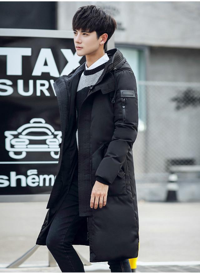 17秋冬 新作ダウンジャケット メンズロングコート アウターコート あったか 暖 フェイクファー フード付き 細身 厚手 防寒保温 の通販はau Wowma ヒナギクファッション