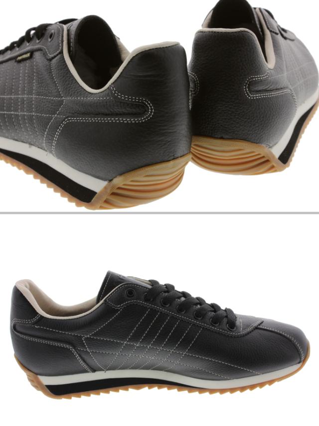 パトリック・スニーカー　SANGER　NOIR（サンガー・ノアール）４３　日本製 中古美品 交換返品送料無料 パトリック スニーカー サンガー ノアール PATRICK