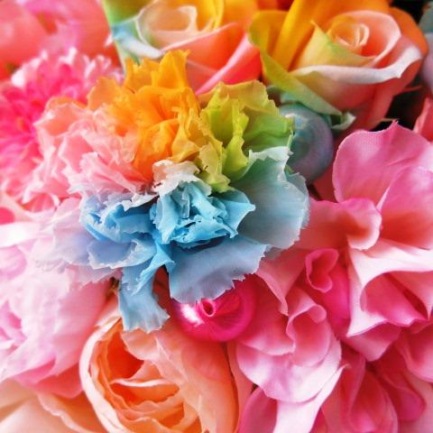 母の日】 ディズニー 花 フラワーギフト レインボーカーネーション
