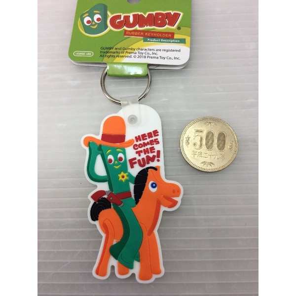 ガンビーgumby ラバーキーホルダー 03 Gumby Pokey アメリカン キャラクター ロゴのゴム素材のキーホルダーの通販はau Pay マーケット ちゃんぷ