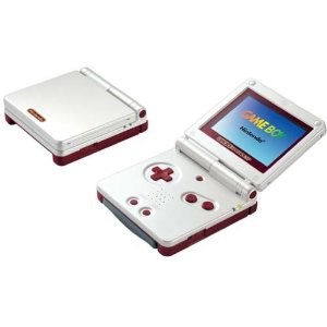 【送料無料】【中古】GBA ゲームボーイアドバンスSP 本体 ファミコンカラー（箱説付き）