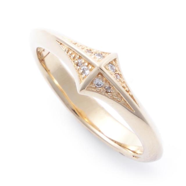 ガーデル GARDEL 輪っか 指環 メンズ レディース TRINITY STUDS RING