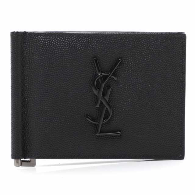 あす着 サンローラン Saint Laurent マネークリップ 財布 メンズ Bill Clip Walletの通販はau Pay マーケット モダンブルー Au Pay マーケット店