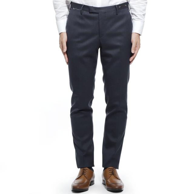 あす着 ピーティーゼロウーノ Pt01 ノープリーツ スラックス ウールパンツ メンズ Business Skinny Fit ビジネス スキニー フィットの通販はau Pay マーケット モダンブルー Au Pay マーケット店