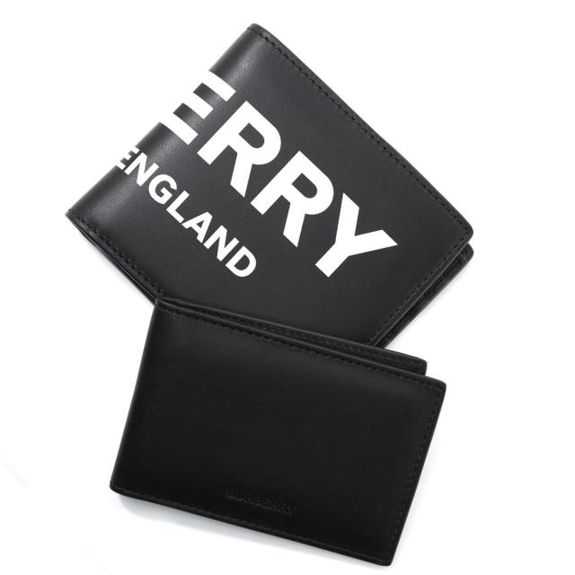 あす着 バーバリー Burberry 2つ折り財布 メンズ Logo Printed Leatherの通販はau Pay マーケット モダンブルー Au Pay マーケット店