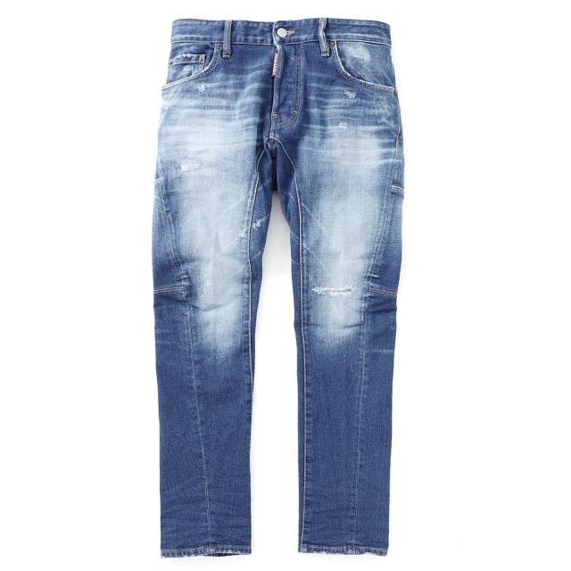 あす着 ディースクエアード Dsquared2 ジーンズ ボタンフライジーンズ メンズ Tidy Biker Jean ティディ バイカーの通販はau Pay マーケット モダンブルー Au Pay マーケット店