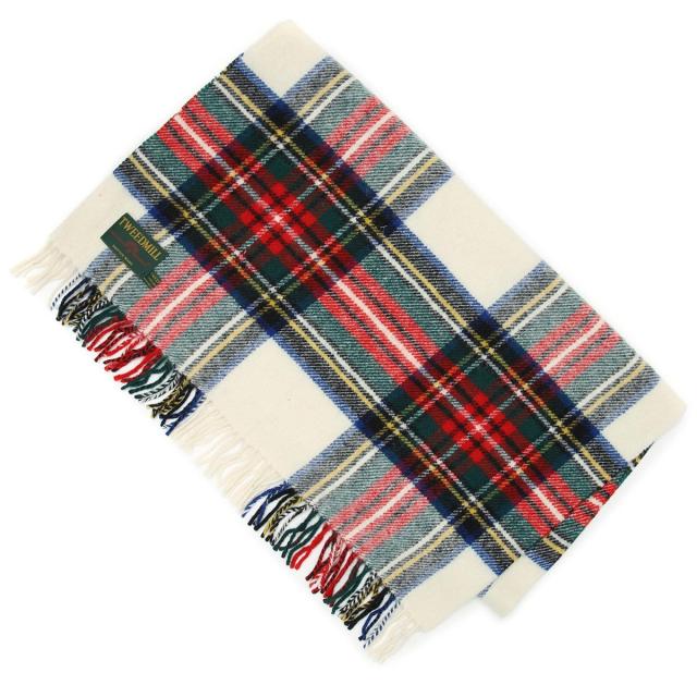 あす着 ツイードミル Tweedmill 大判 ストール ブランケット レディース Thtakの通販はau Pay マーケット モダンブルー Au Pay マーケット店