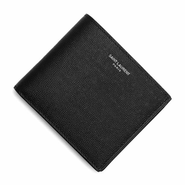 注文送料無料 [あす着] サンローラン SAINT LAURENT 2つ折り財布 小銭