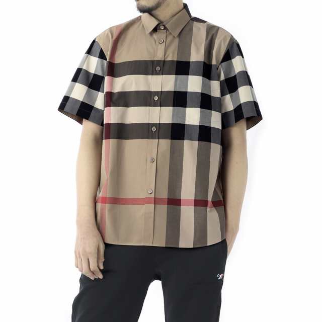 あす着] バーバリー BURBERRY 半袖 シャツ メンズ SOMERTON SS 【絶品