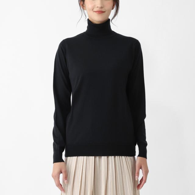 あす着] ジョンスメドレー JOHN SMEDLEY タートルネックセーター