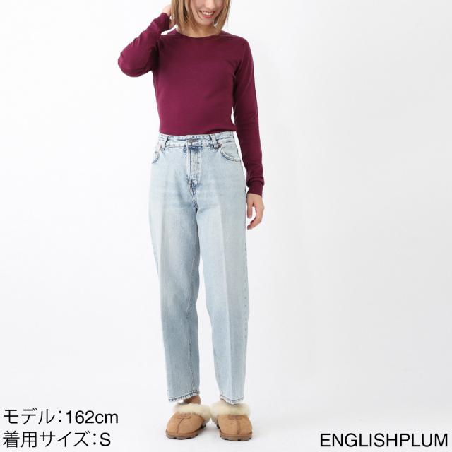 ジョンスメドレー JOHN SMEDLEY クルーネックセーター レディース GERANIUM エクストラファインメリノウール 30ゲージ SLIM FIT_4