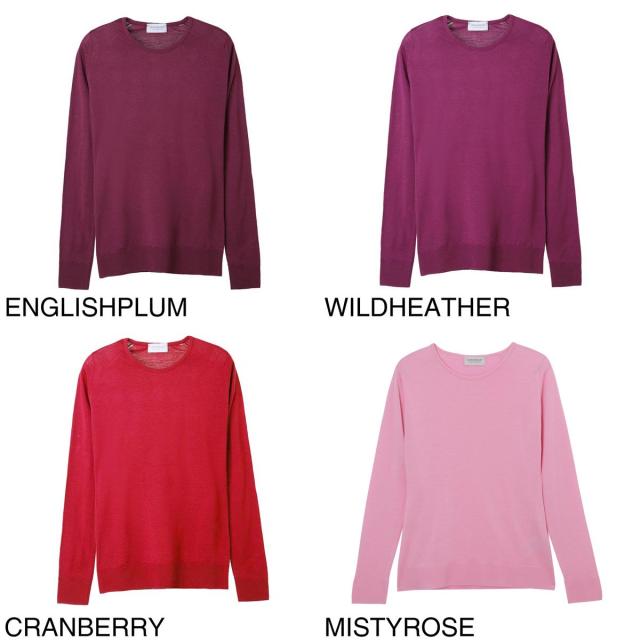ジョンスメドレー JOHN SMEDLEY クルーネックセーター レディース GERANIUM エクストラファインメリノウール 30ゲージ SLIM FIT_13