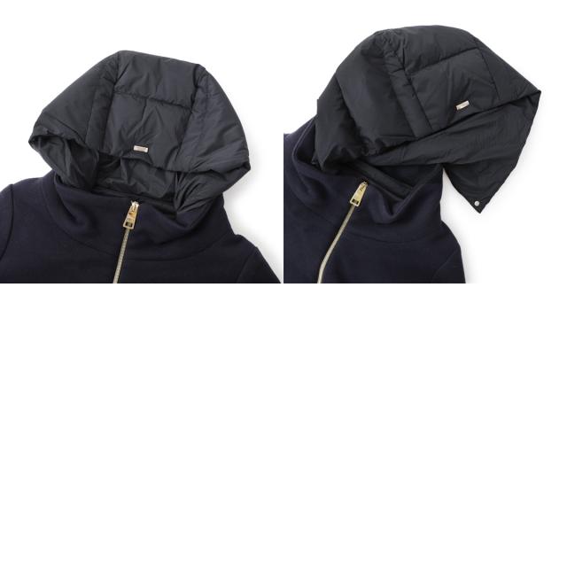 ヘルノ HERNO ダウンコート レディース DIAGONAL WOOL AND NUAGE PARKA