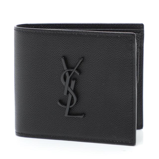 あす着 サンローラン Saint Laurent 2つ折り財布 小銭入れ付き メンズ Monogram モノグラムの通販はau Pay マーケット モダンブルー Au Pay マーケット店