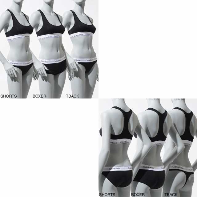   モダン コットン ブラ&ショーツ セット 送関込 Calvin Klein モダン コットン ブラ&ショーツ セット 送関込
