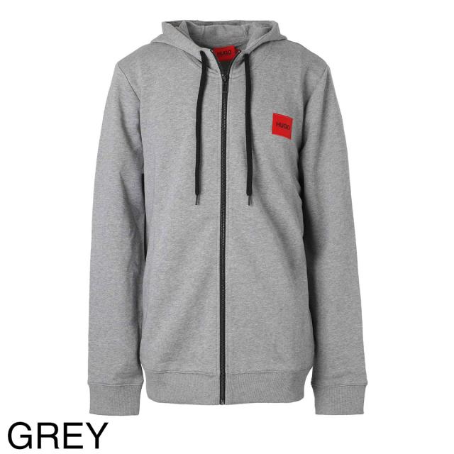 ヒューゴヒューゴボス HUGO HUGOBOSS パーカ メンズ DAPLE ZIP-THROUGH SWEATSHIRT IN TERRY COTTON WITH LOGO PATCH_11