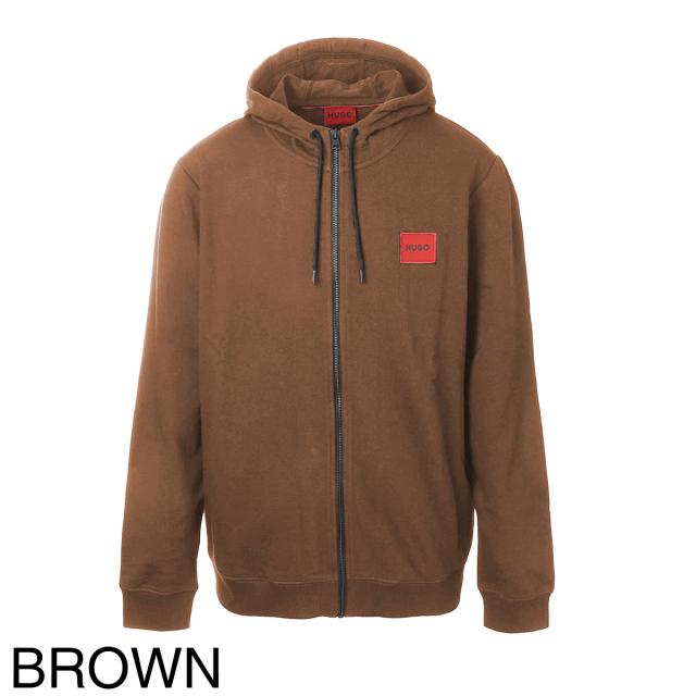 [あす着] ヒューゴヒューゴボス HUGO HUGOBOSS パーカ メンズ DAPLE ZIP-THROUGH SWEATSHIRT IN TERRY COTTON WITH LOGO PATCH あす着] ヒューゴヒューゴボス HUGO HUGOBOSS パーカ メンズ DAPLE ZIP