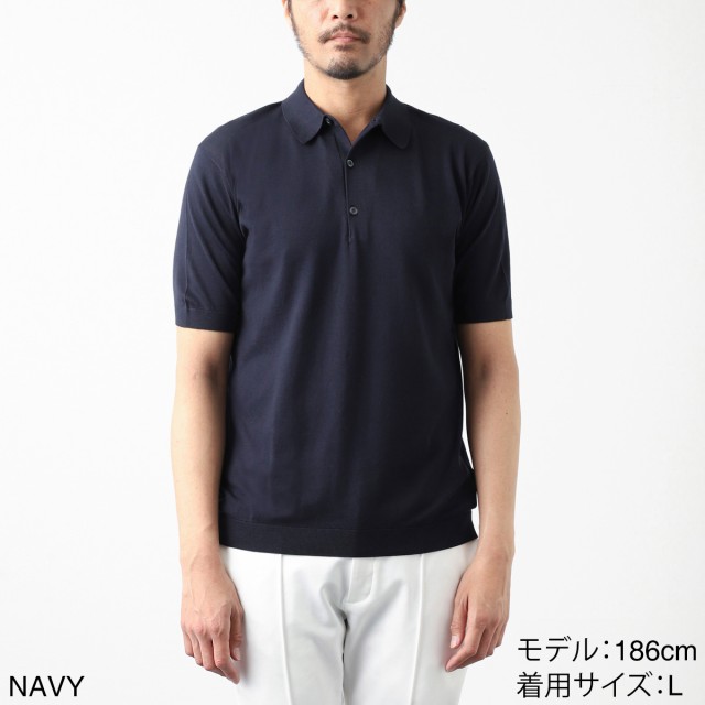 18％OFF ジョンスメドレー JOHN SMEDLEY ニットポロシャツ ホワイト ...