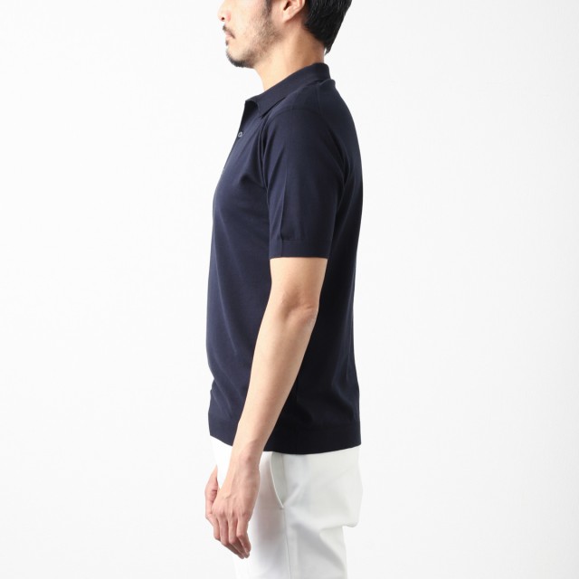 JOHN SMEDLEY ジョンスメドレー ニットポロシャツ/ADRIAN シーアイランドコットン 30ゲージ STANDARD FIT メンズ CLOUD