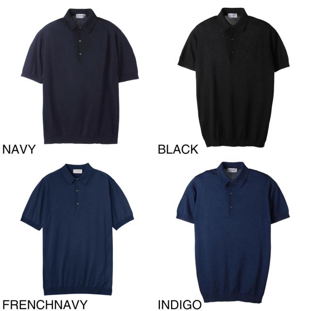 ジョンスメドレー JOHN SMEDLEY ニットポロシャツ メンズ ADRIAN シー