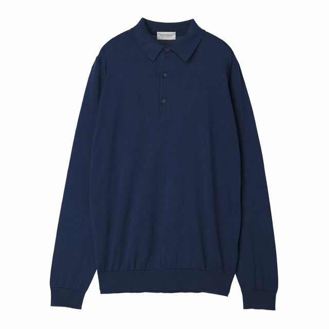 あす着] ジョンスメドレー JOHN SMEDLEY 長袖 ポロシャツ メンズ ...