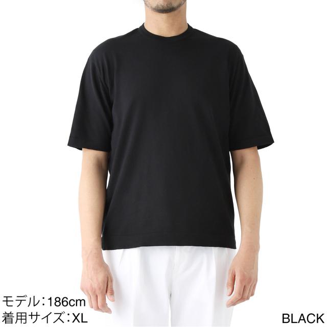ジョンスメドレー JOHN SMEDLEY クルーネック 半袖ニット メンズ LORCA ロルカ シーアイランドコットン 30ゲージ STANDARD FIT_1