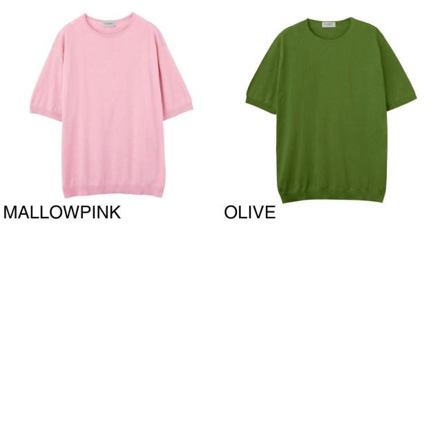 ジョンスメドレー JOHN SMEDLEY クルーネック半袖ニット メンズ BELDEN シーアイランドコットン 30ゲージ STANDARD FIT_14
