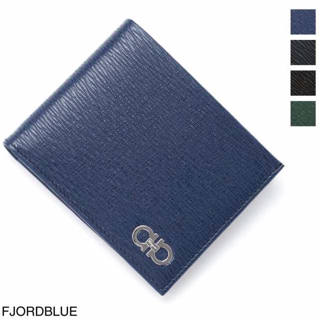 [あす着] フェラガモ FERRAGAMO (Salvatore Ferragamo) 2つ折り財布 小銭入れ付き メンズの通販は 27,950円