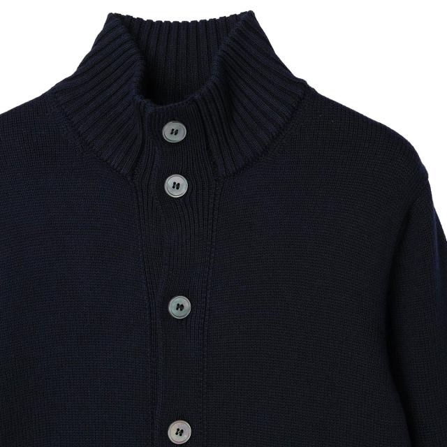 グランサッソ Gran Sasso 立ち襟ニットカーディガン メンズの通販はau